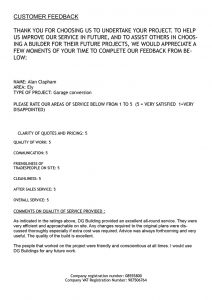 feedback forms
