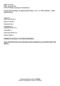 feedback forms